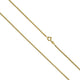 Collier 333 Gold Veneziakette 8-kantig