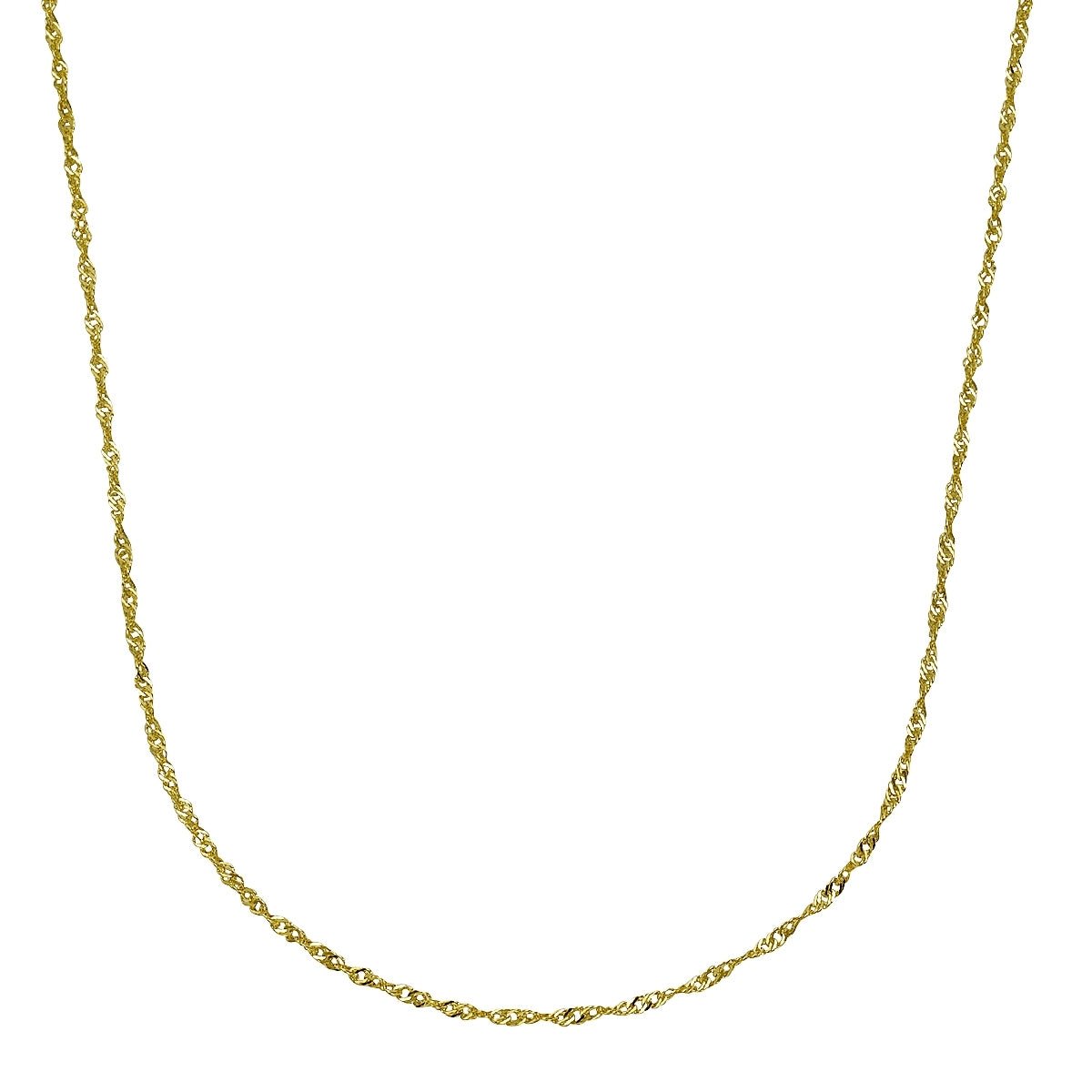 Collier 585 Gold Singapurkette 42cm - Avrum