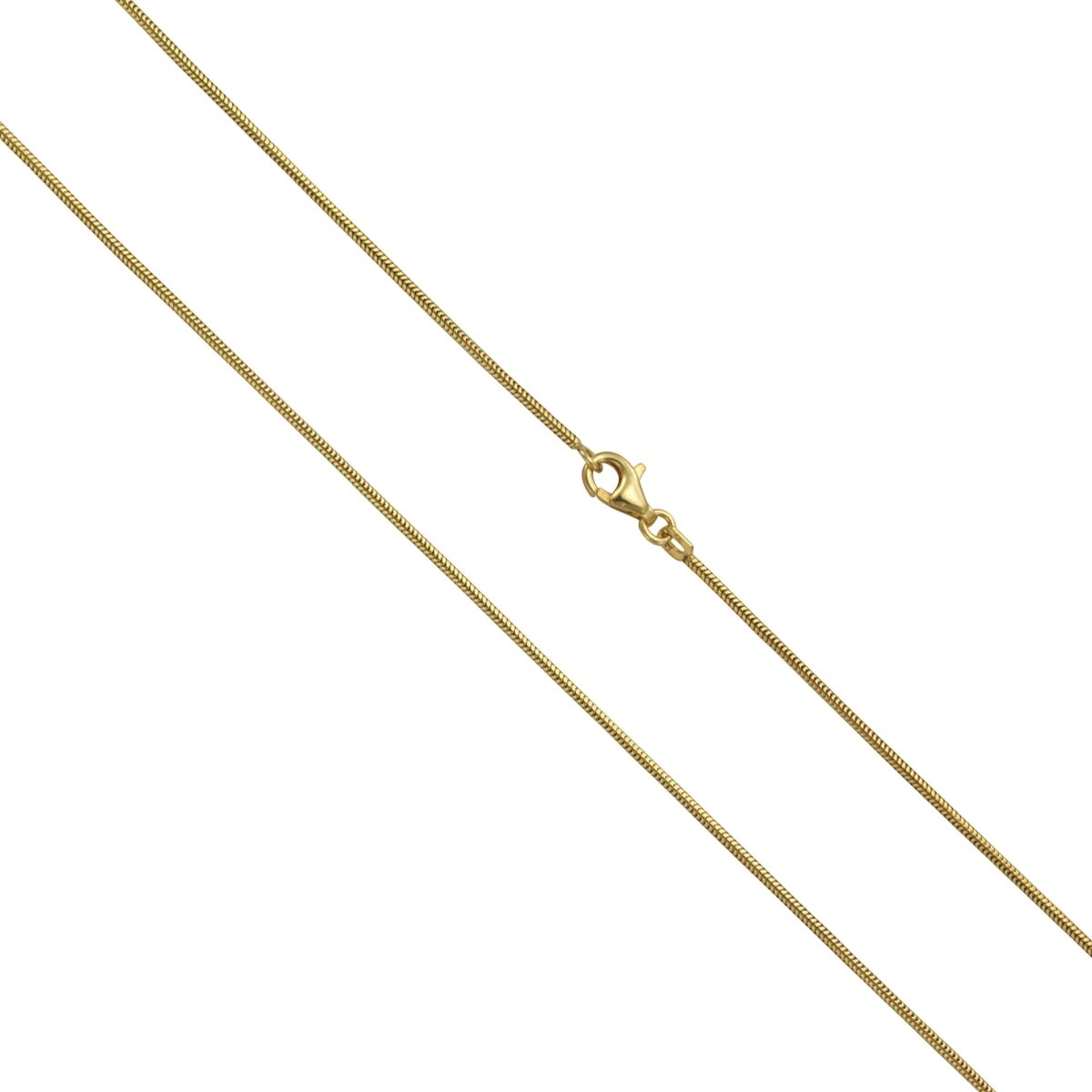 Collier 333 Gold Schlangenkette - Avrum