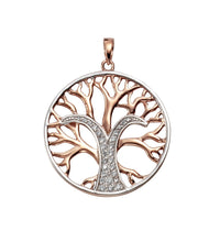 Anhänger Silber 925 zweifarbig Lebensbaum - Avrum