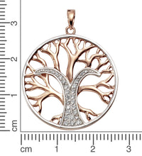 Anhänger Silber 925 zweifarbig Lebensbaum - Avrum