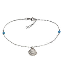 Fußkette 925 Silber Muschel - Avrum