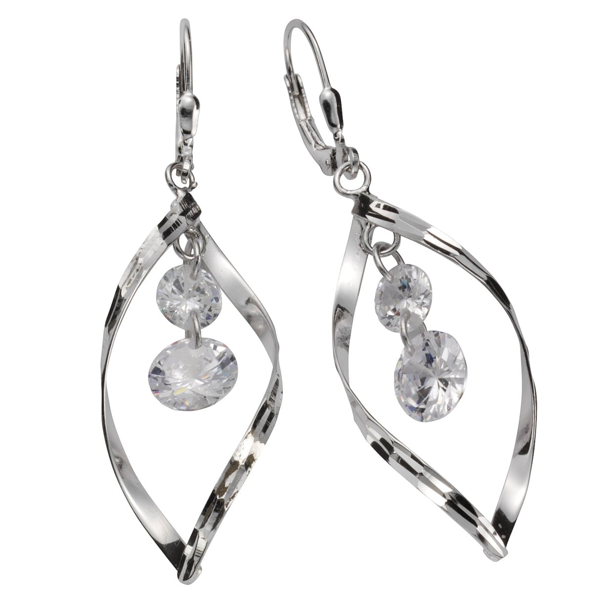 Ohrhänger 925 Silber Zirkonia - Avrum