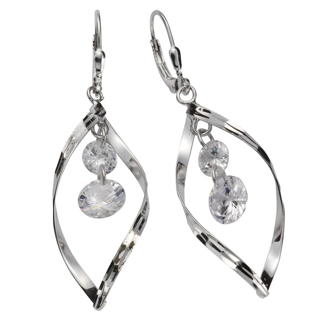 Ohrhänger 925 Silber Zirkonia - Avrum