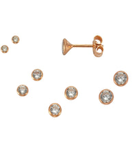 Ohrstecker 925 Silber Set 3 Paar 3mm - Avrum