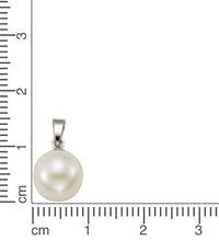 Anhänger 925 Silber rhodiniert Süßwasserzuchtperle weiß - Avrum
