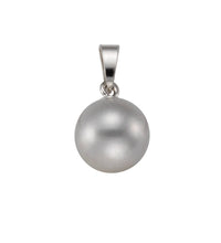Anhänger 925 Silber rhodiniert Süßwasserzuchtperle weiß - Avrum