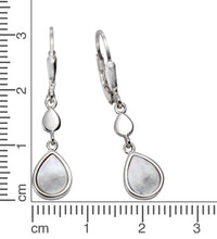 Ohrhänger 925 Silber Perlmutt Tropfen - Avrum