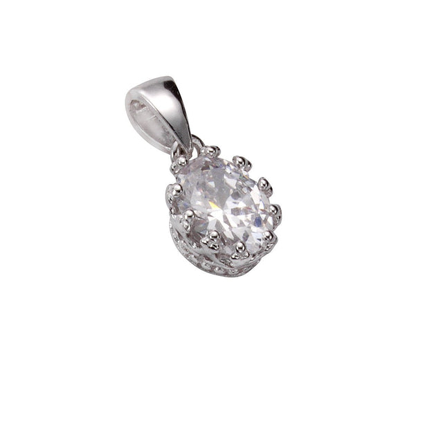 Anhänger Silber 925 rhodiniert Zirkonia - Avrum