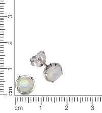 Ohrstecker 925 Sterling Silber synth. Opal - Avrum