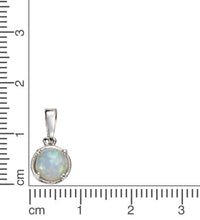 Anhänger 925 Sterling Silber synth. Opal - Avrum