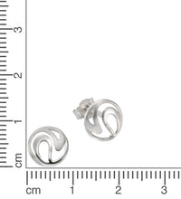 Ohrstecker 925 - / Sterling Silber rhodiniert - Avrum