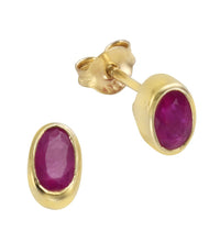 Ohrstecker 333 Gelbgold mit Amethyst - Avrum