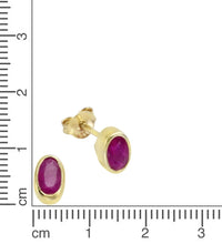 Ohrstecker 333 Gelbgold mit Amethyst - Avrum