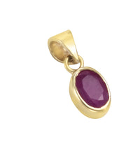 Anhänger 585 Gelbgold Rubin - Avrum