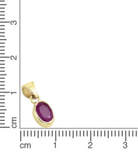 Anhänger 585 Gelbgold Rubin - Avrum