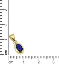 Anhänger 585 Gelbgold Saphir - Avrum
