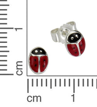 Ohrstecker 925 Sterling Silber Marienkäfer - Avrum