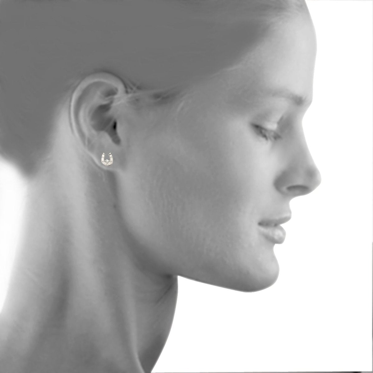 Ohrringe Silber 925 Hufeisen - Avrum