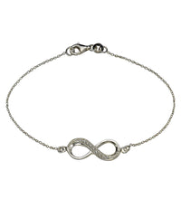 Armband Silber 925 mit Unendlichkeitszeichen 19cm lang - Avrum
