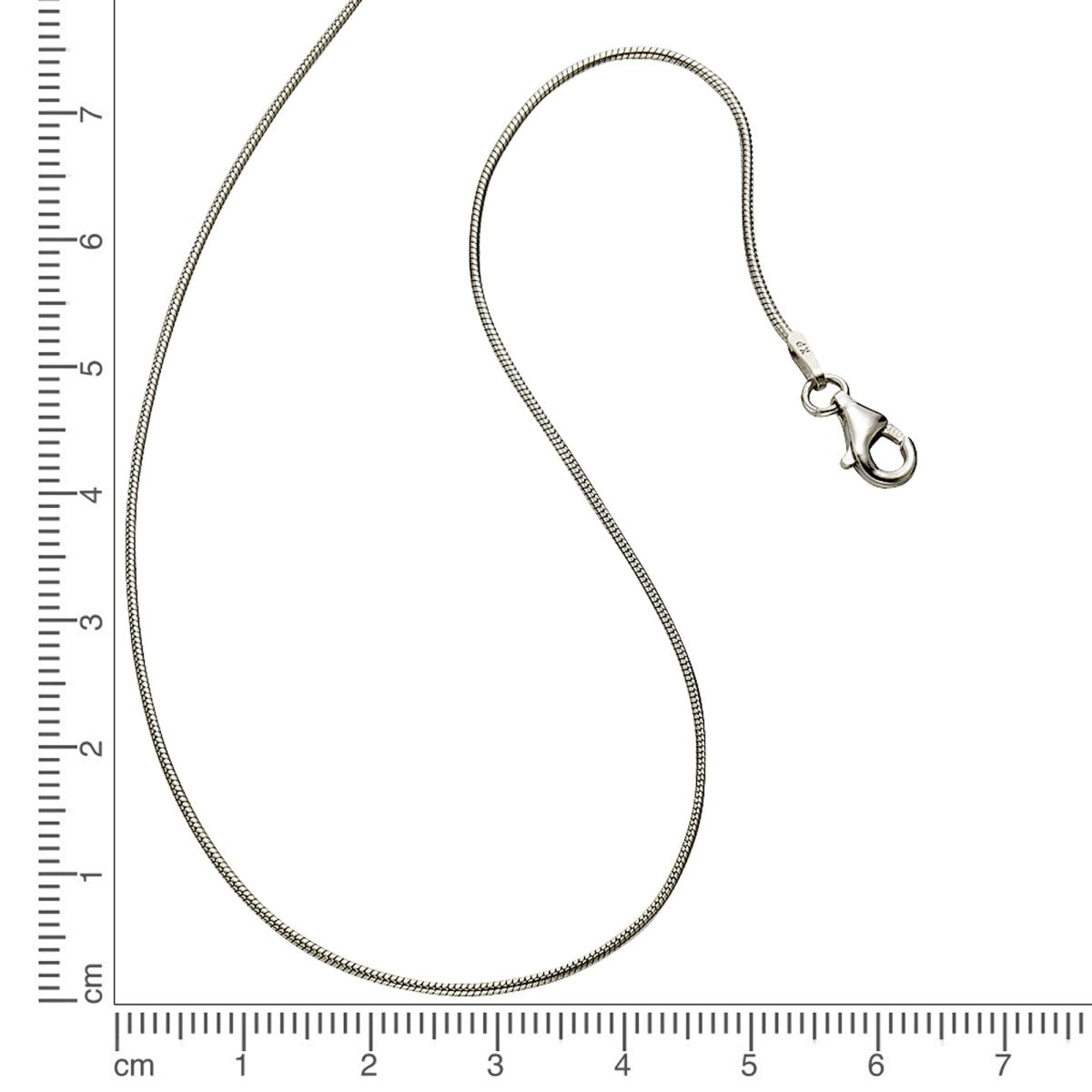 Collier 925 Sterling Silber 42+5cm lang - Avrum