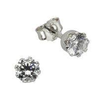 Ohrstecker Silber 925 Zirkonia weiß - Avrum