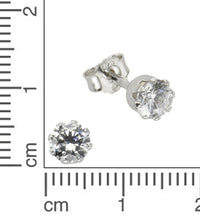 Ohrstecker Silber 925 Zirkonia weiß - Avrum