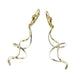 Ohrringe 333 Gold zweifarbig Spirale