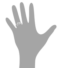 Ring Silber 925 rhodiniert Zirkonia - Avrum