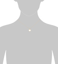 Collier 925 Silber rhodiniert Abalone Zirkonia - Avrum