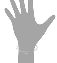 Armband 925 Silber rhodiniert mit Herz Motiv - Avrum