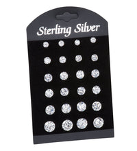 Ohrstecker 925 Silber Ohrringe Set Zirkonia - Avrum