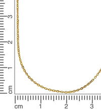 Kette 585 Gold Ankerkette 45cm - Avrum