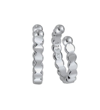 Ohrklemme Silber 925 rhodiniert 12mm Durchmesser - Avrum