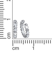 Ohrklemme Silber 925 rhodiniert 12mm Durchmesser - Avrum