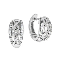 Ohrringe Silber 925 Zirkonia weiß - Avrum