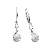 Ohrhänger 925 Silber Perlmutt Tropfen - Avrum
