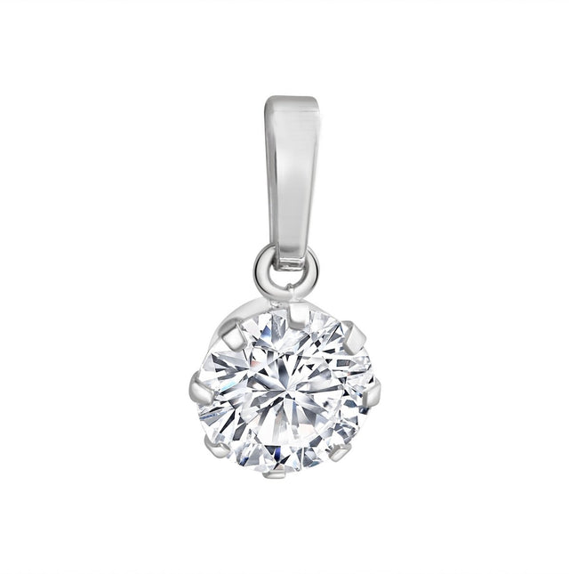Anhänger Silber 925 rhodiniert Zirkonia - Avrum