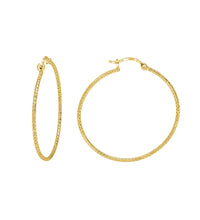 Creolen 925 Silber rhodiniert 4,0cm - AvrumOhrringe