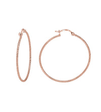 Creolen 925 Silber rhodiniert 4,0cm - AvrumOhrringe