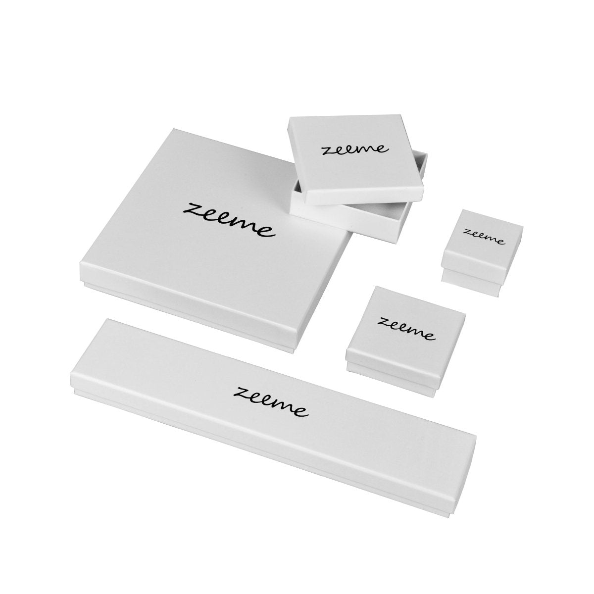 Ohrringe Silber 925 rosé - vergoldet mit Zirkonia weiß 25mm lang - Avrum