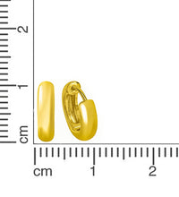 Creolen 925 Silber rhodiniet - Avrum