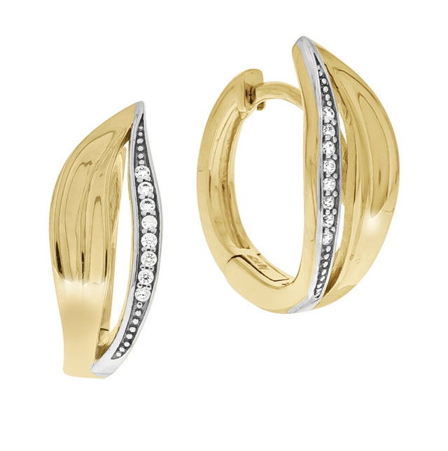 Creolen 925 Silber vergoldet - Avrum