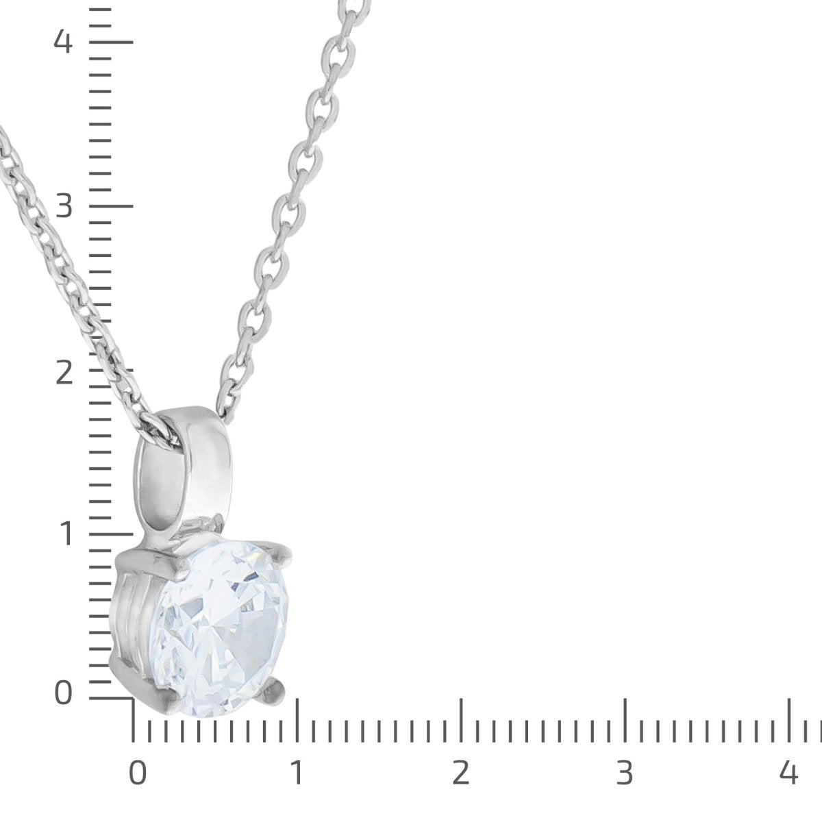 Collier 925 Silber Zirkonia - Avrum