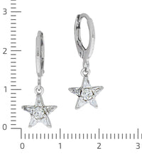 Ohrhänger Silber 925 Zirkonia weiß - Avrum