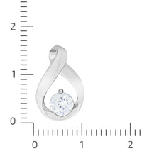 Anhänger Silber 925 rhodiniert mit Zirkonia - Avrum