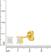 Ohrstecker 925 Silber rhodiniert - Avrum