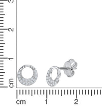 Ohrstecker Silber rhodiniert Zirkonia - Avrum
