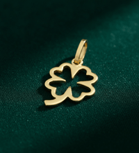 Anhänger 333 Gold Motiv Kleeblatt - Avrum