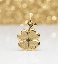 Anhänger 333 Gold Motiv Kleeblatt - Avrum
